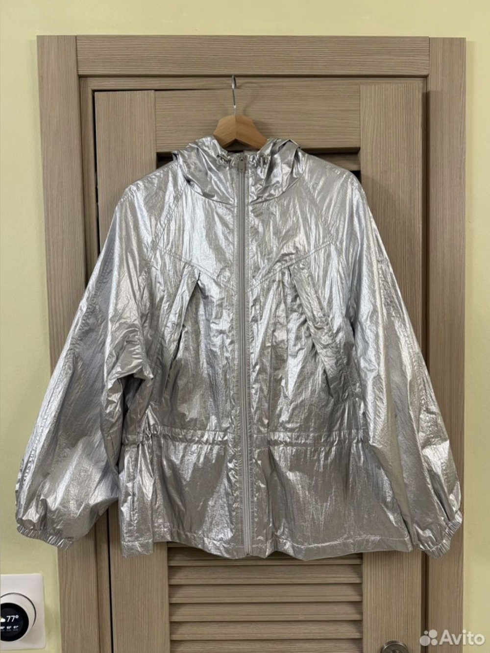 DKNY Silver Metallic-Look Jacket